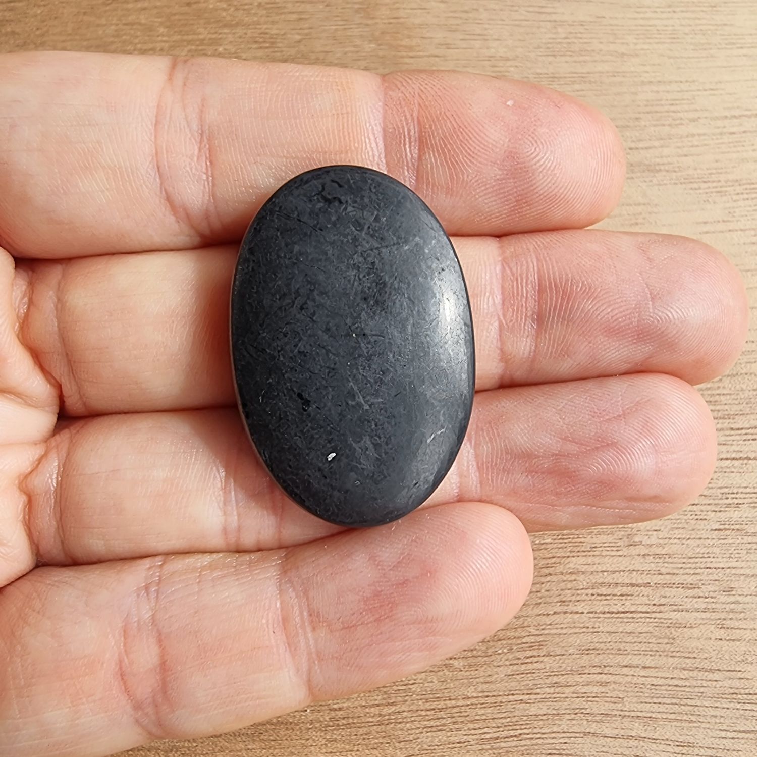 Shungite Cabochon / Pendant for jewelry making or diy craft projects 8.6gr