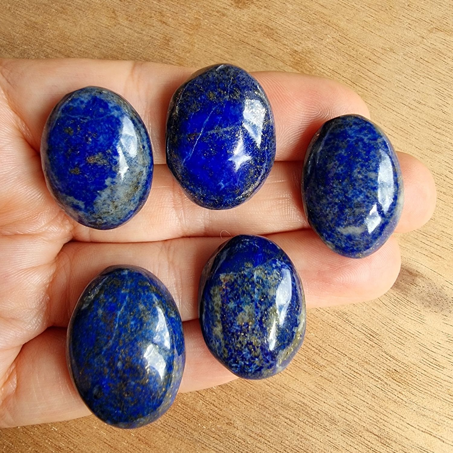 Lapis Lazuli Cabochon Lot / Pendant Lot for jewelry making or diy craft projects 49gr