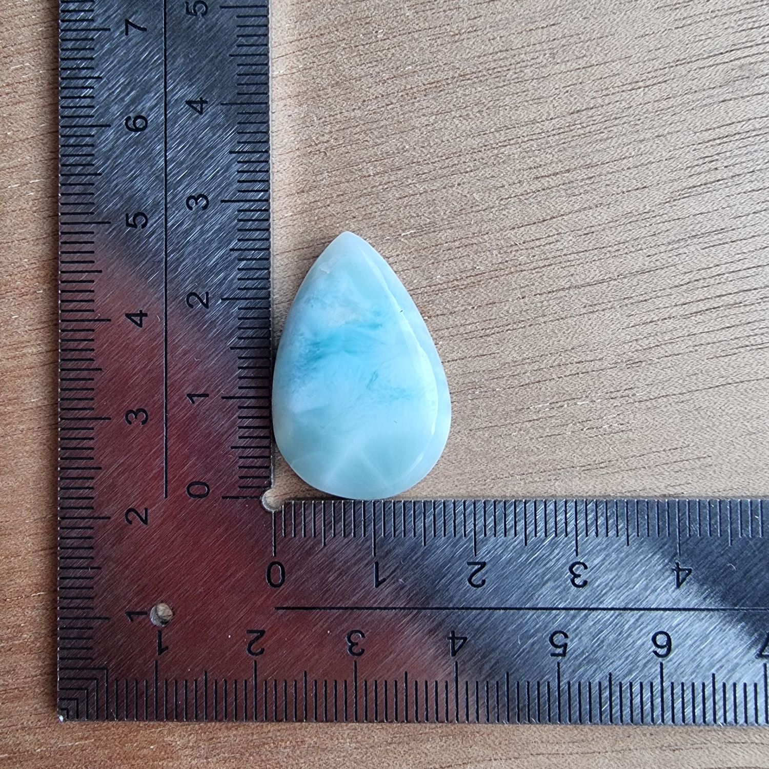 Larimar Cabochon / Pendant for jewelry making or diy craft projects 5.4gr