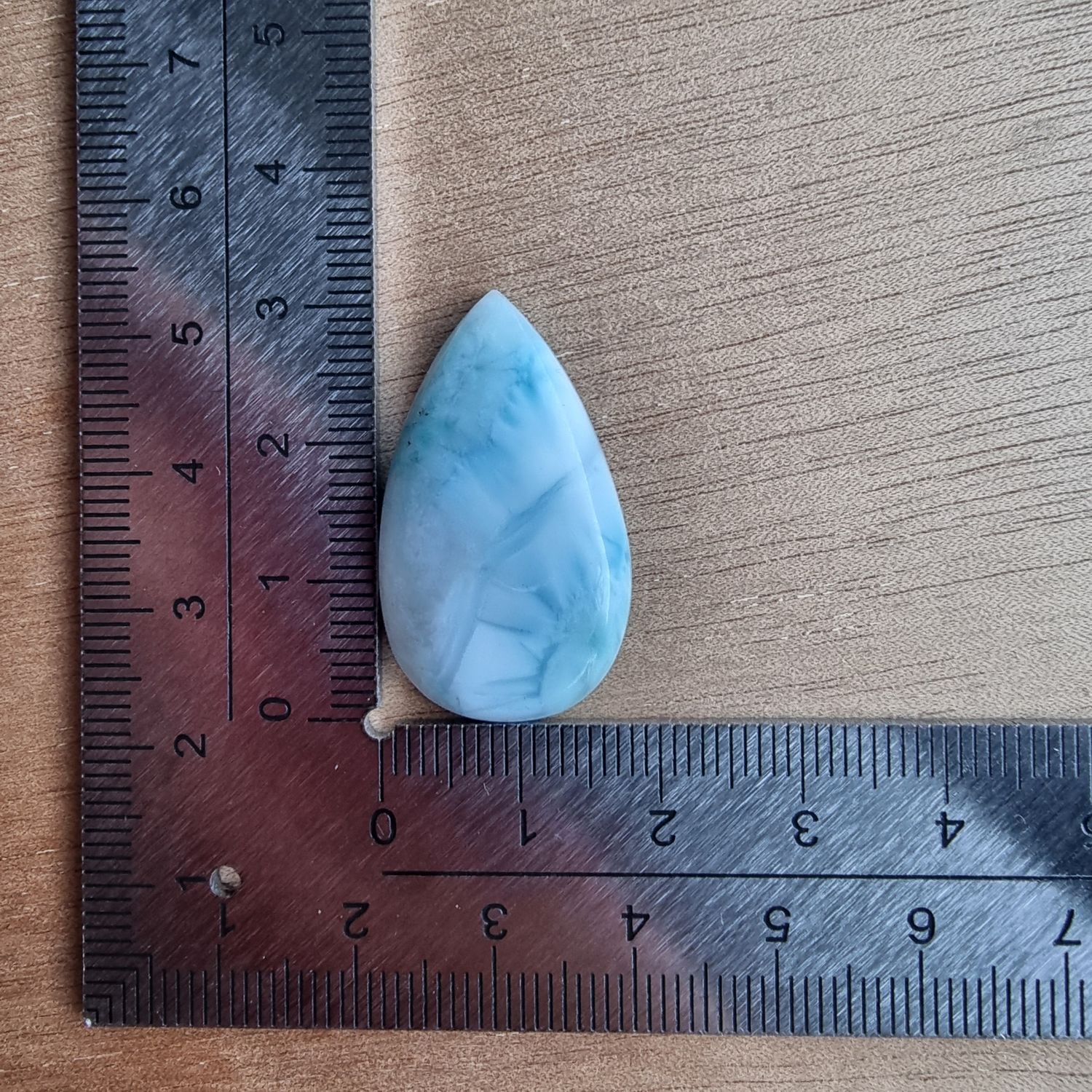Larimar Cabochon / Pendant for jewelry making or diy craft projects 5.3gr