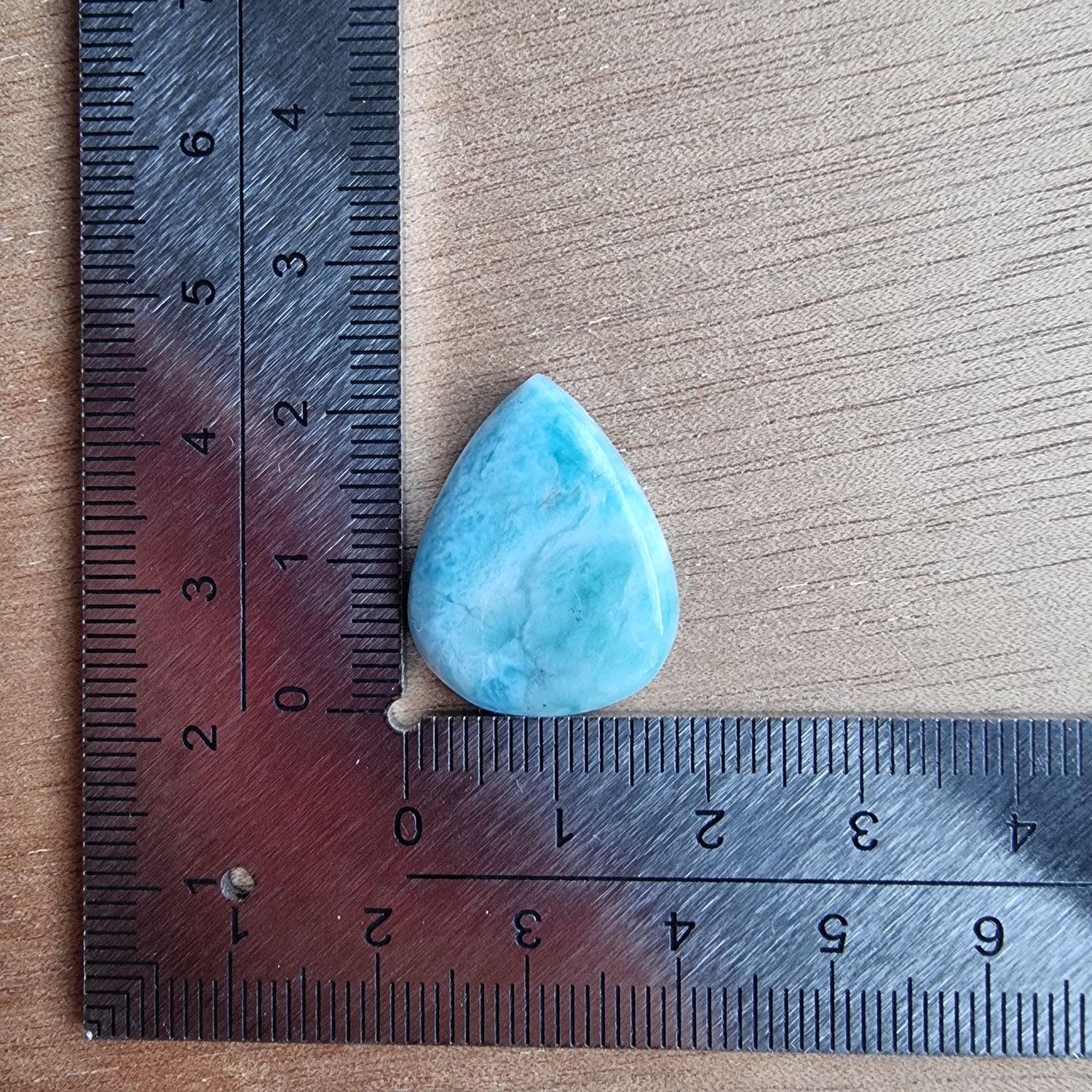 Larimar Cabochon / Pendant for jewelry making or diy craft projects 3.7gr