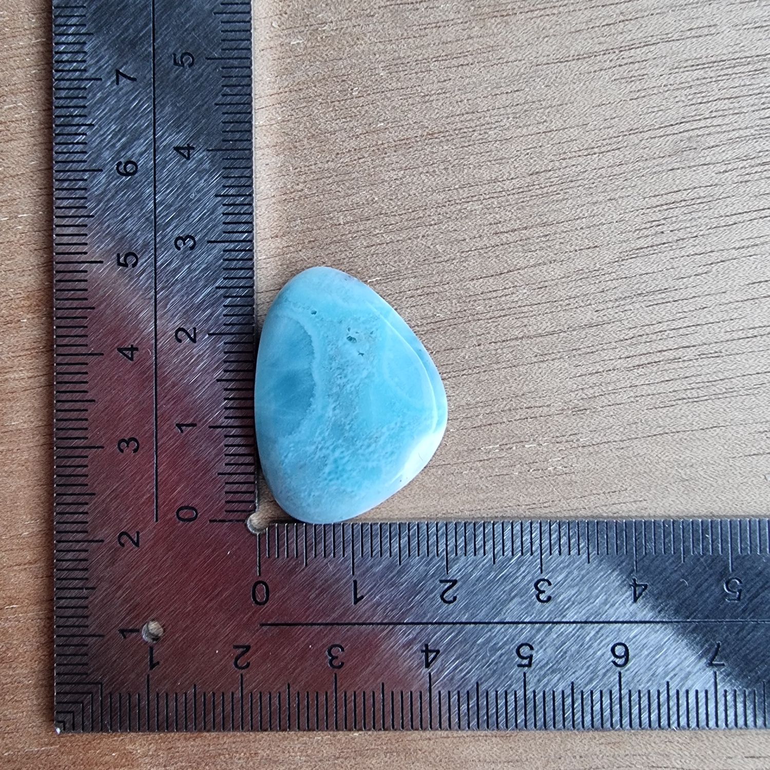 Larimar Cabochon / Pendant for jewelry making or diy craft projects 6.8gr