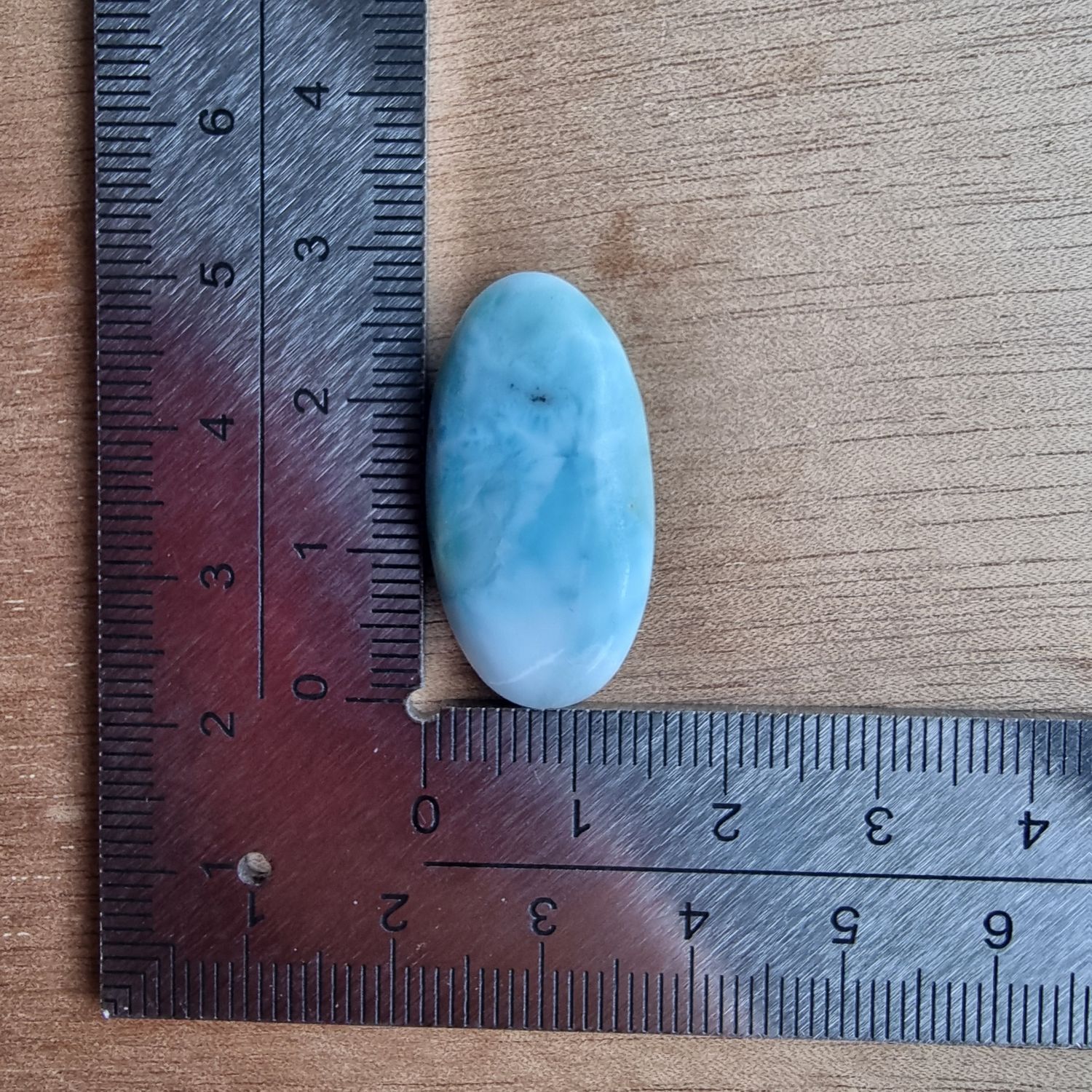 Larimar Cabochon / Pendant for jewelry making or diy craft projects 4.8gr
