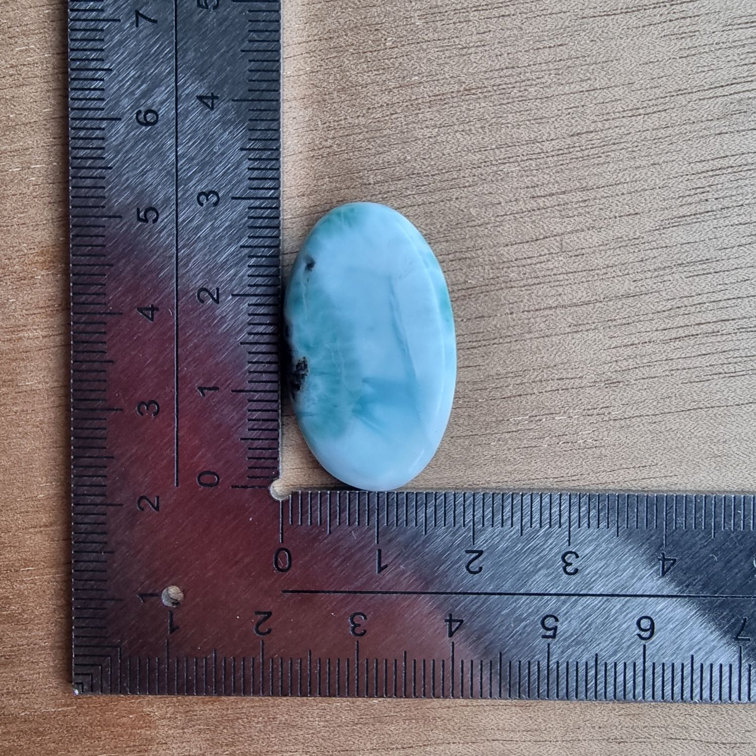 Larimar Cabochon / Pendant for jewelry making or diy craft projects 6.1gr