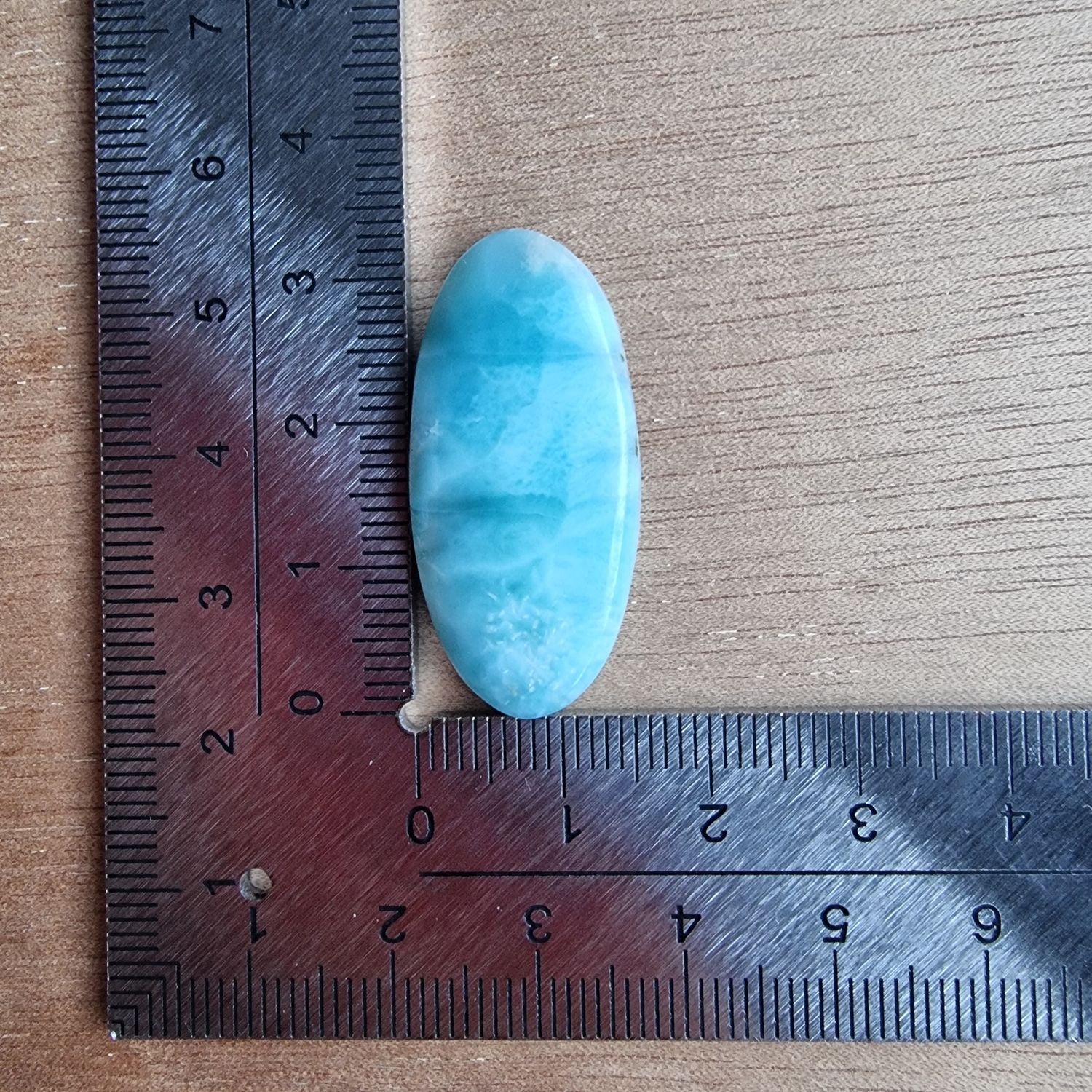 Larimar Cabochon / Pendant for jewelry making or diy craft projects 5.4gr
