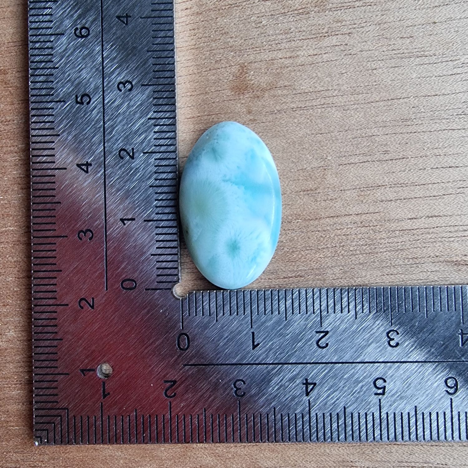 Larimar Cabochon / Pendant for jewelry making or diy craft projects 3.5gr