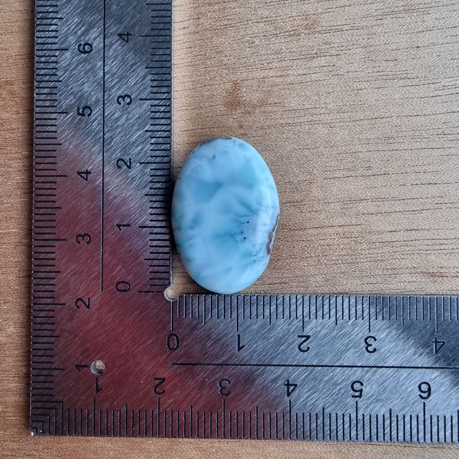 Larimar Cabochon / Pendant for jewelry making or diy craft projects 4.6gr