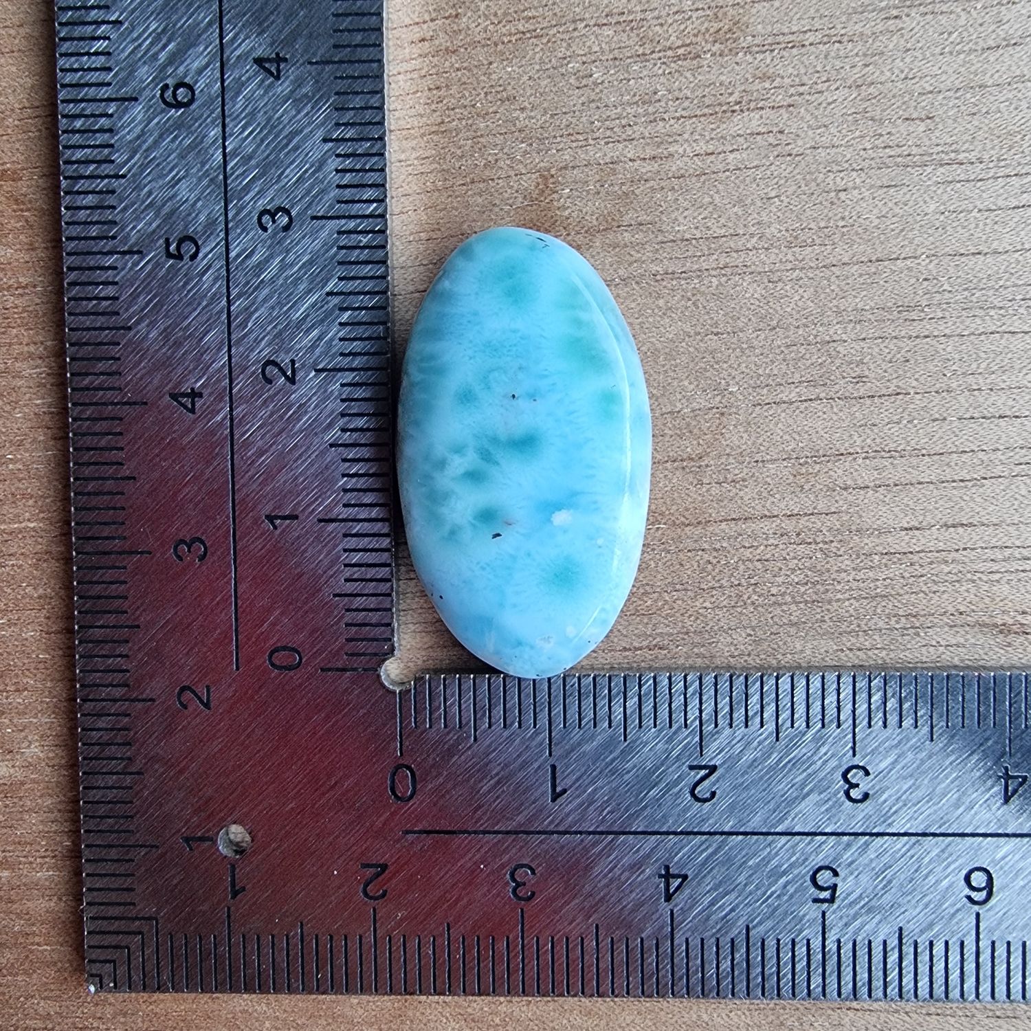 Larimar Cabochon / Pendant for jewelry making or diy craft projects 5.7gr