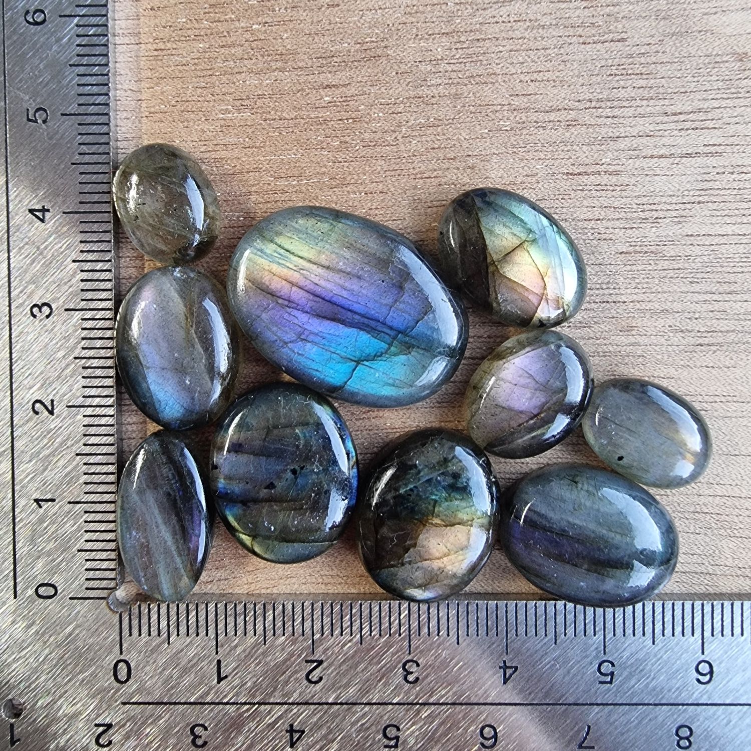Labradorite Cabochon Lot / Pendant Lot for jewelry making or diy craft projects 23.5gr