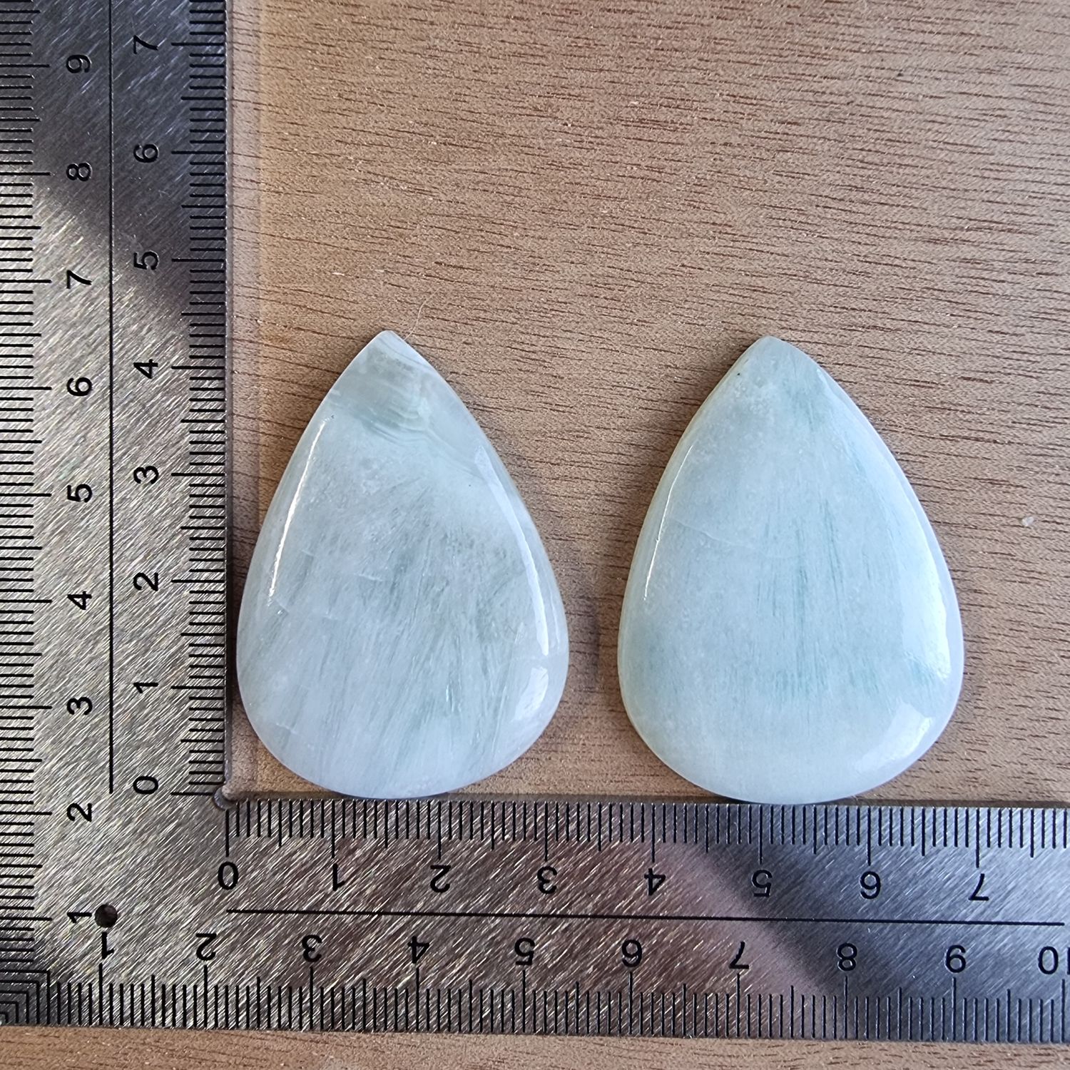 Caribbean Calcite Cabochon Lot / Pendant Lot for jewelry making or diy craft projects 24.1gr