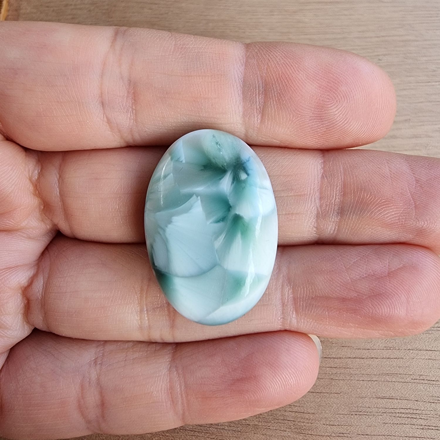 Hemimorphite Cabochon / Pendant for jewelry making or diy craft projects 9.8gr