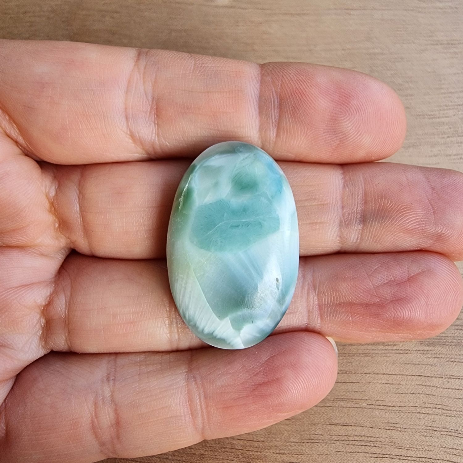 Hemimorphite Cabochon / Pendant for jewelry making or diy craft projects 9.2gr