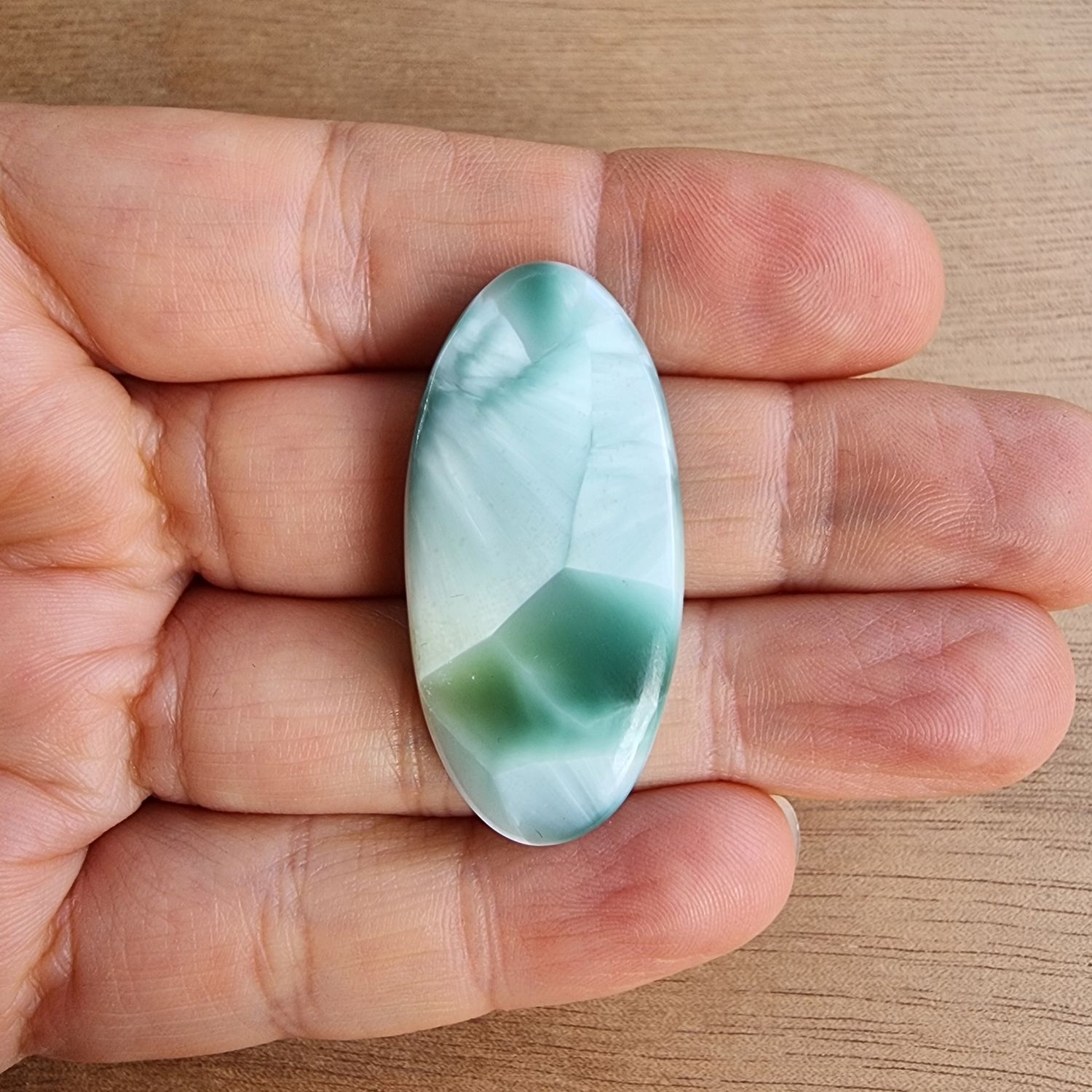 Hemimorphite Cabochon / Pendant for jewelry making or diy craft projects 10gr