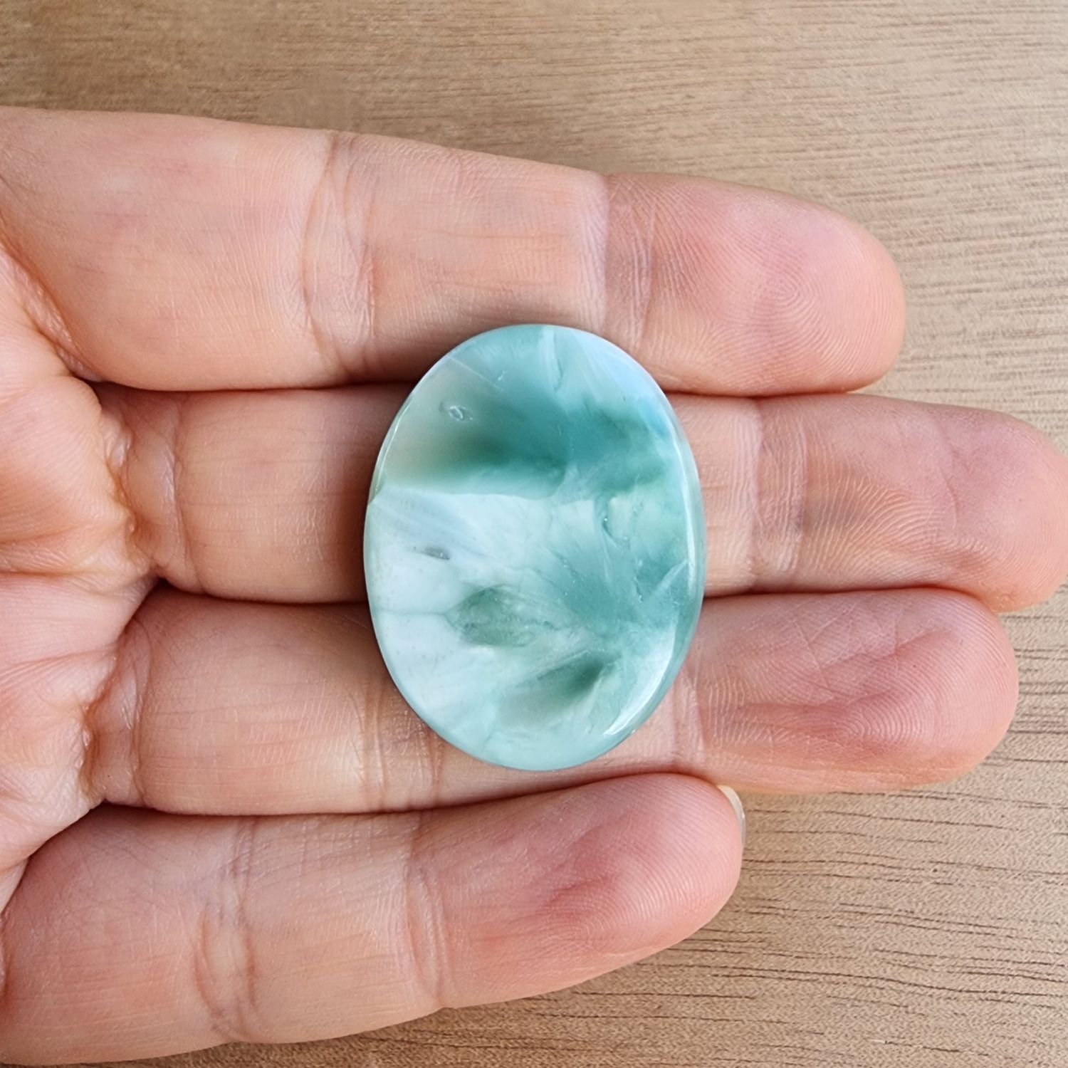 Hemimorphite Cabochon / Pendant for jewelry making or diy craft projects 9.3gr