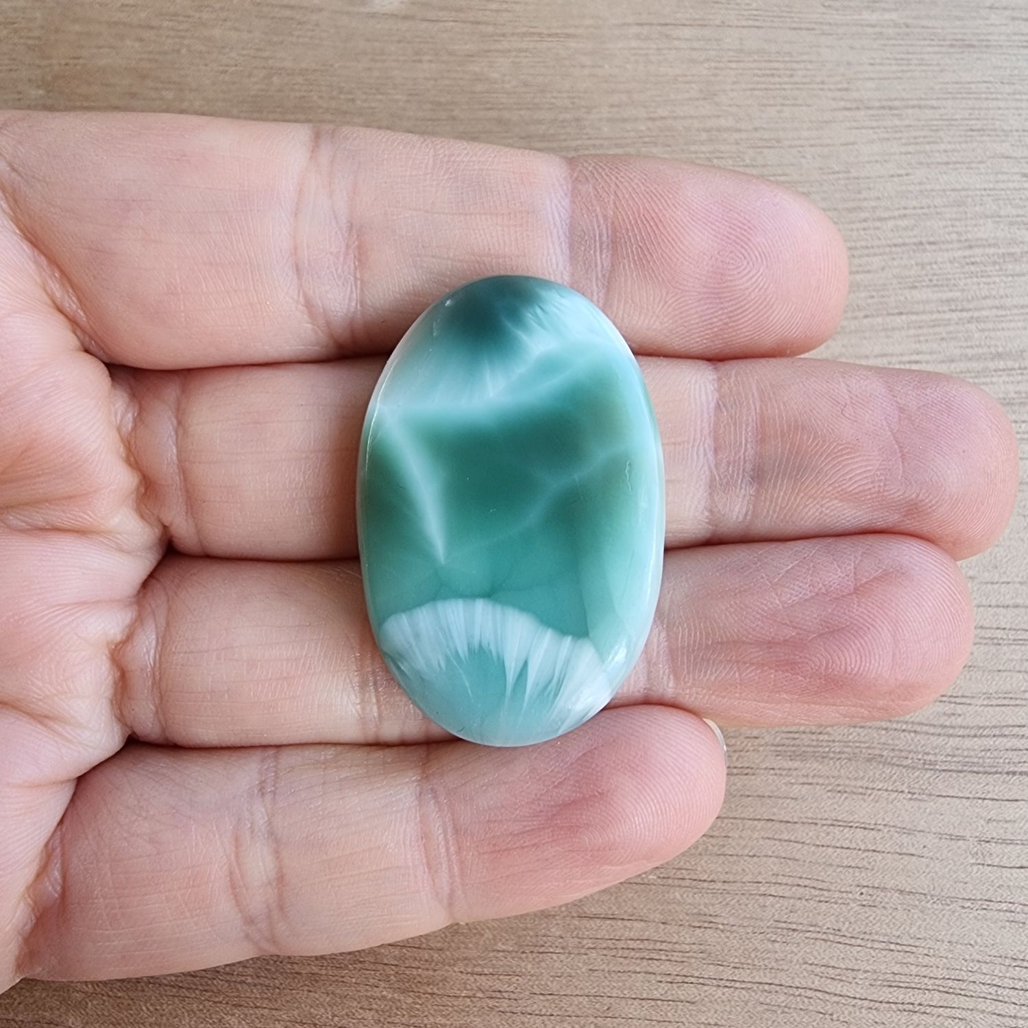 Hemimorphite Cabochon / Pendant for jewelry making or diy craft projects 10.9gr