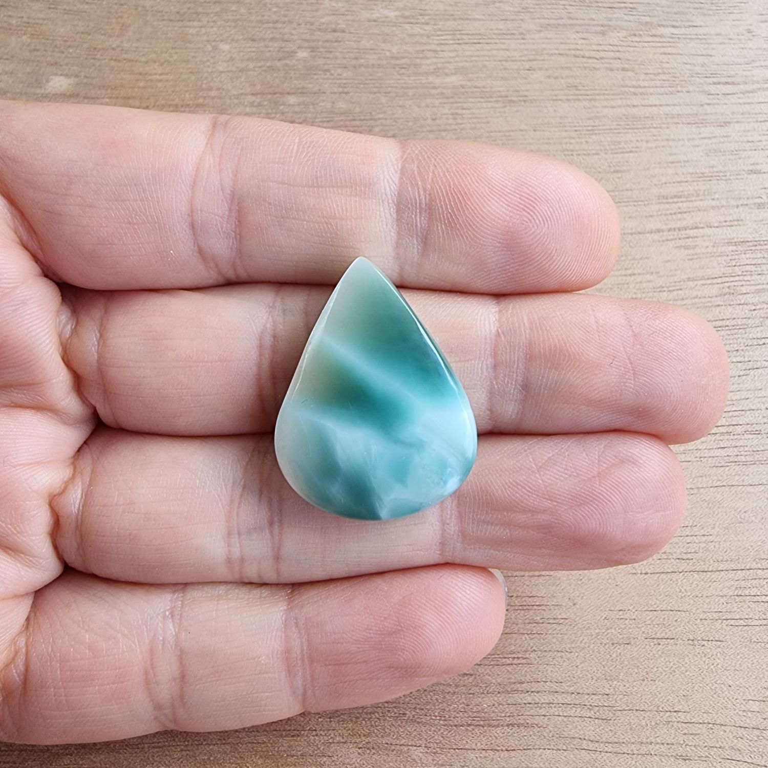 Hemimorphite Cabochon / Pendant for jewelry making or diy craft projects 6.5gr