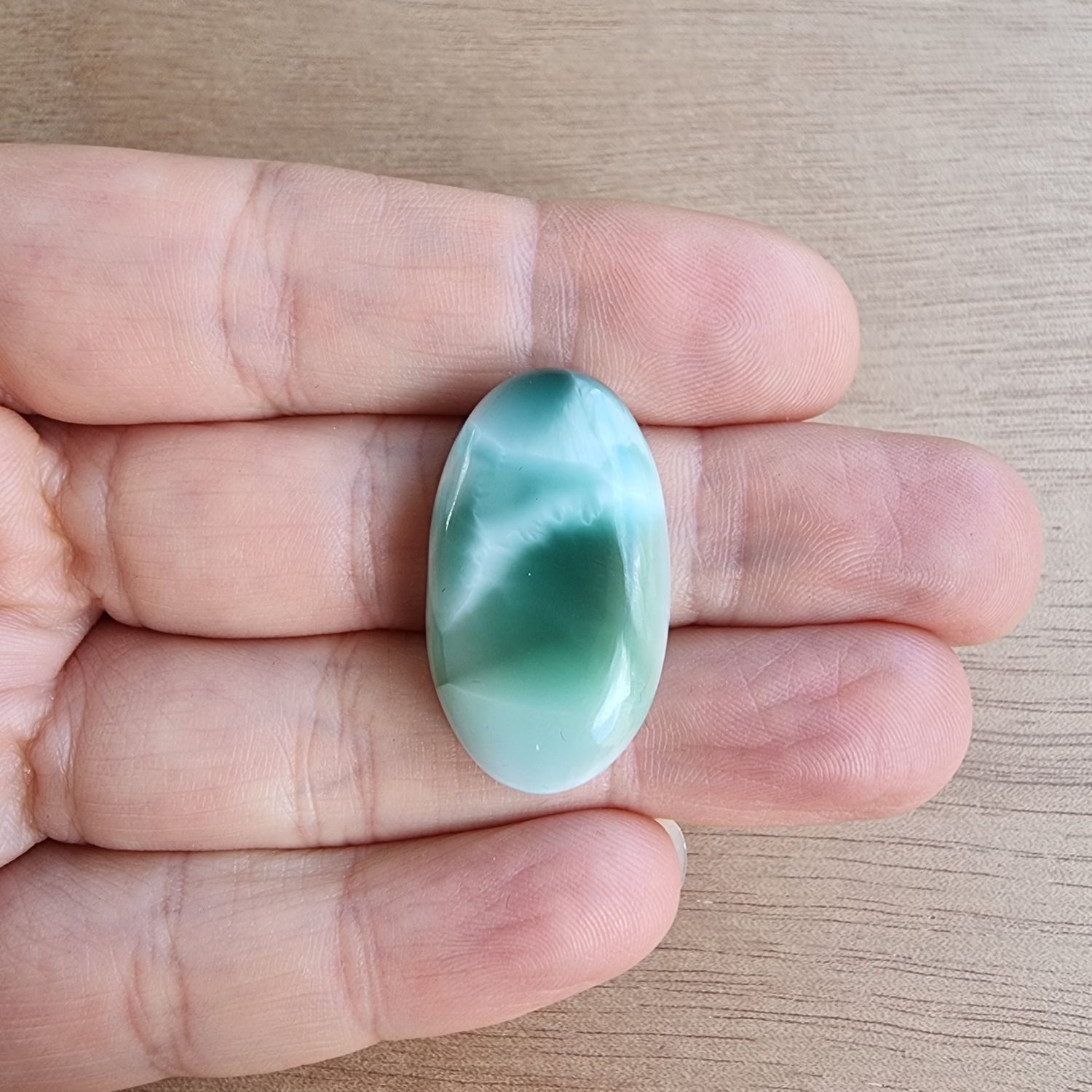 Hemimorphite Cabochon / Pendant for jewelry making or diy craft projects 6.8gr