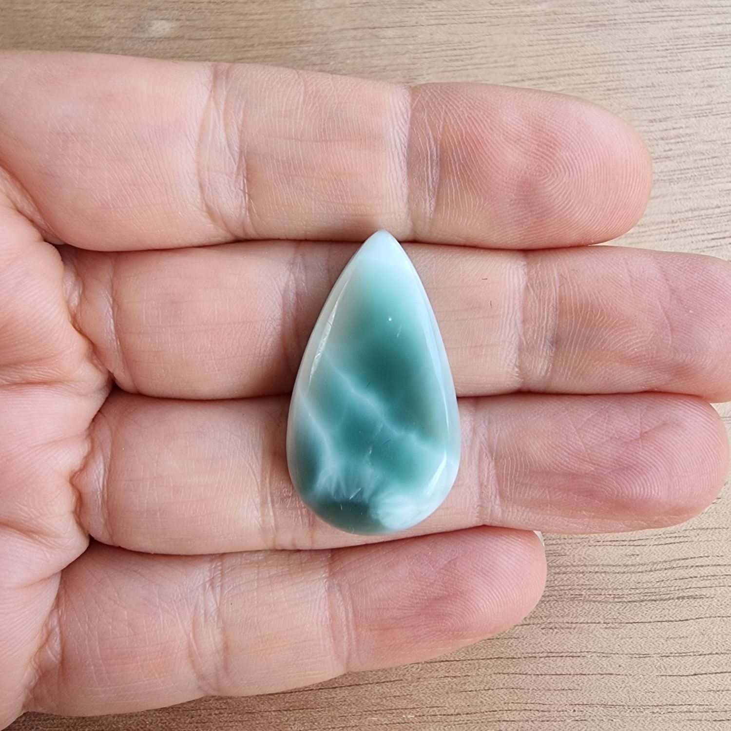 Hemimorphite Cabochon / Pendant for jewelry making or diy craft projects 5.4gr