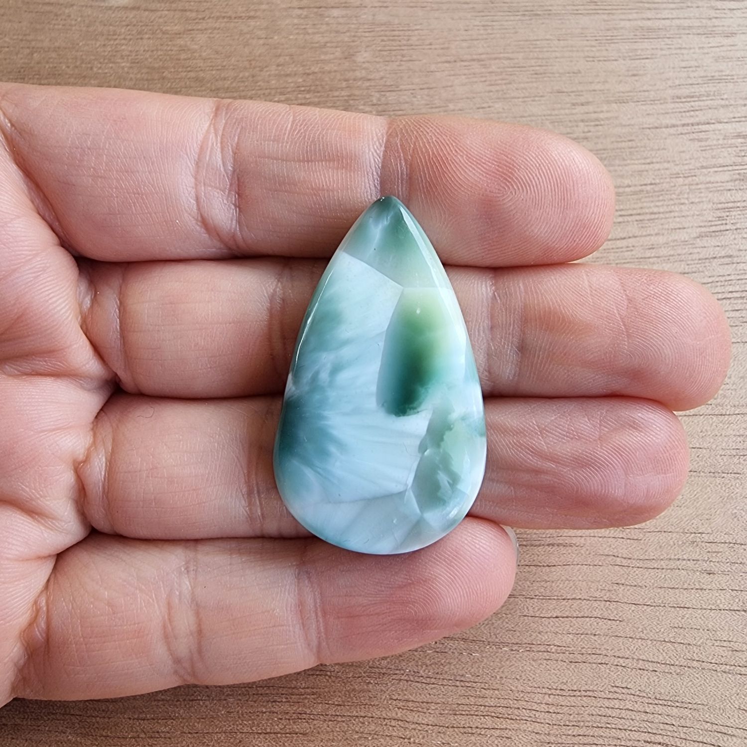 Hemimorphite Cabochon / Pendant for jewelry making or diy craft projects 11.2gr