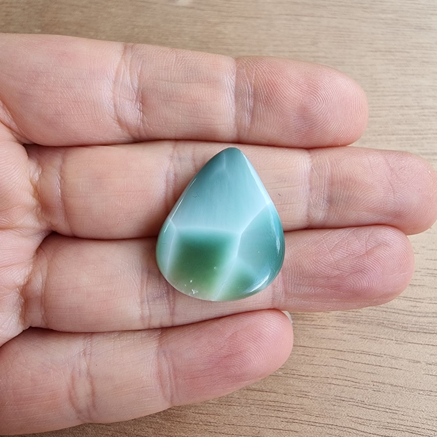 Hemimorphite Cabochon / Pendant for jewelry making or diy craft projects 4.9gr