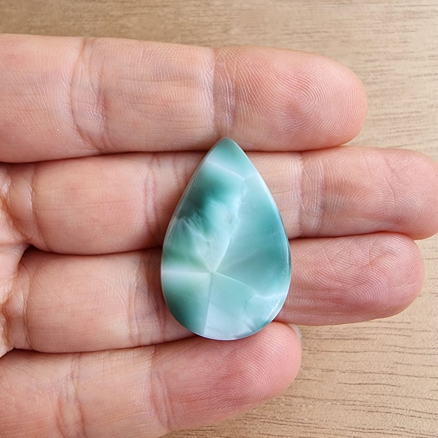 Hemimorphite Cabochon / Pendant for jewelry making or diy craft projects 5.1gr
