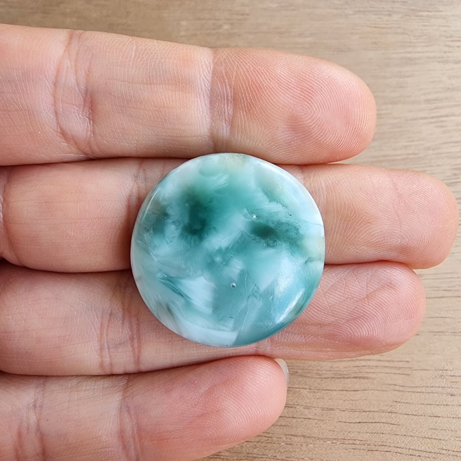 Hemimorphite Cabochon / Pendant for jewelry making or diy craft projects 10.3gr