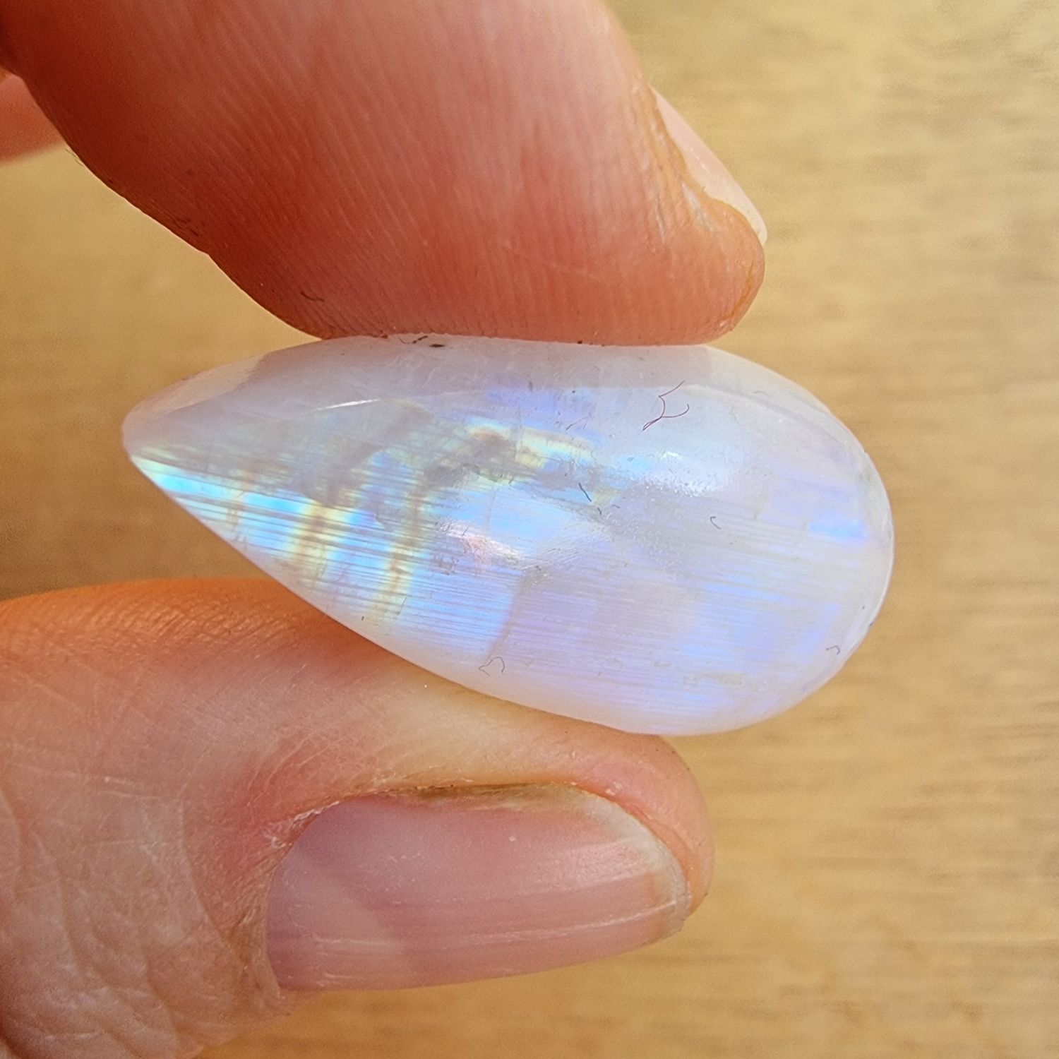 Moonstone Cabochon / Pendant for jewelry making or diy craft projects 5.5gr