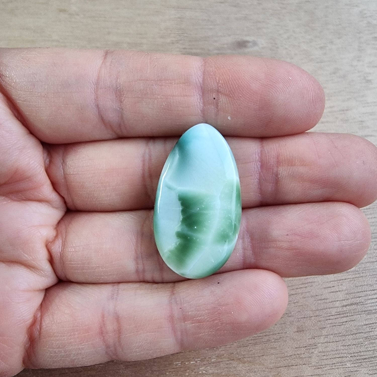 Hemimorphite Cabochon / Pendant for jewelry making or diy craft projects 7.4gr