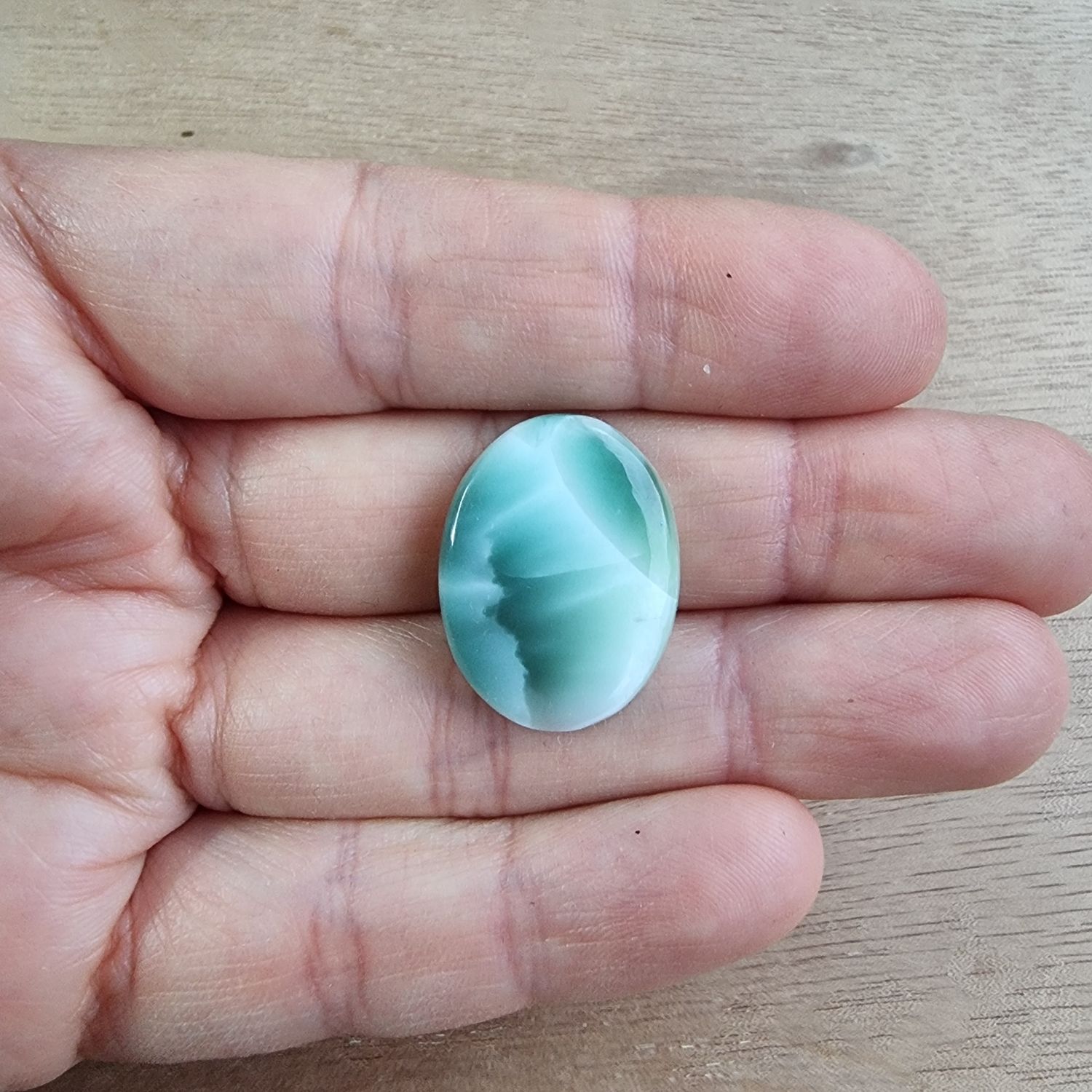 Hemimorphite Cabochon / Pendant for jewelry making or diy craft projects 4.6gr