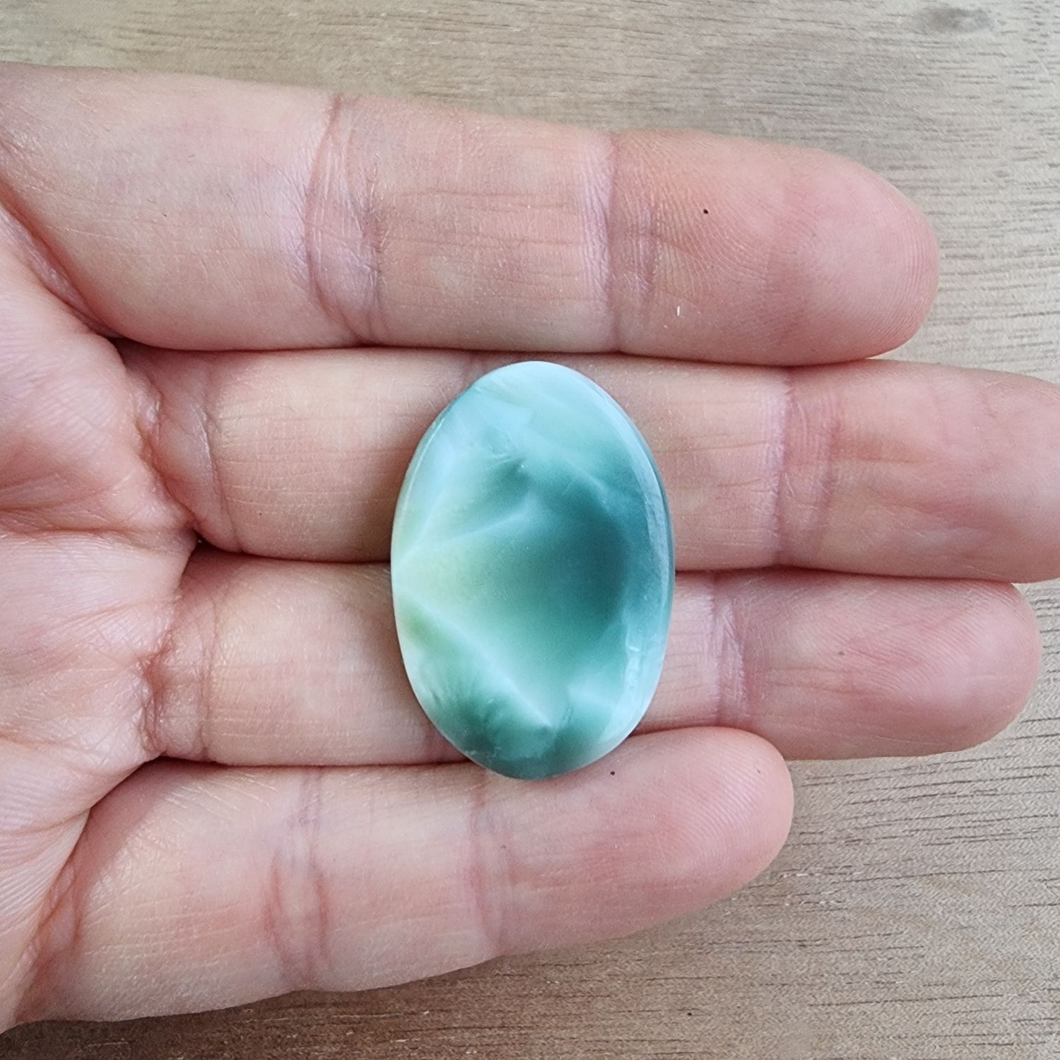 Hemimorphite Cabochon / Pendant for jewelry making or diy craft projects 6.4gr