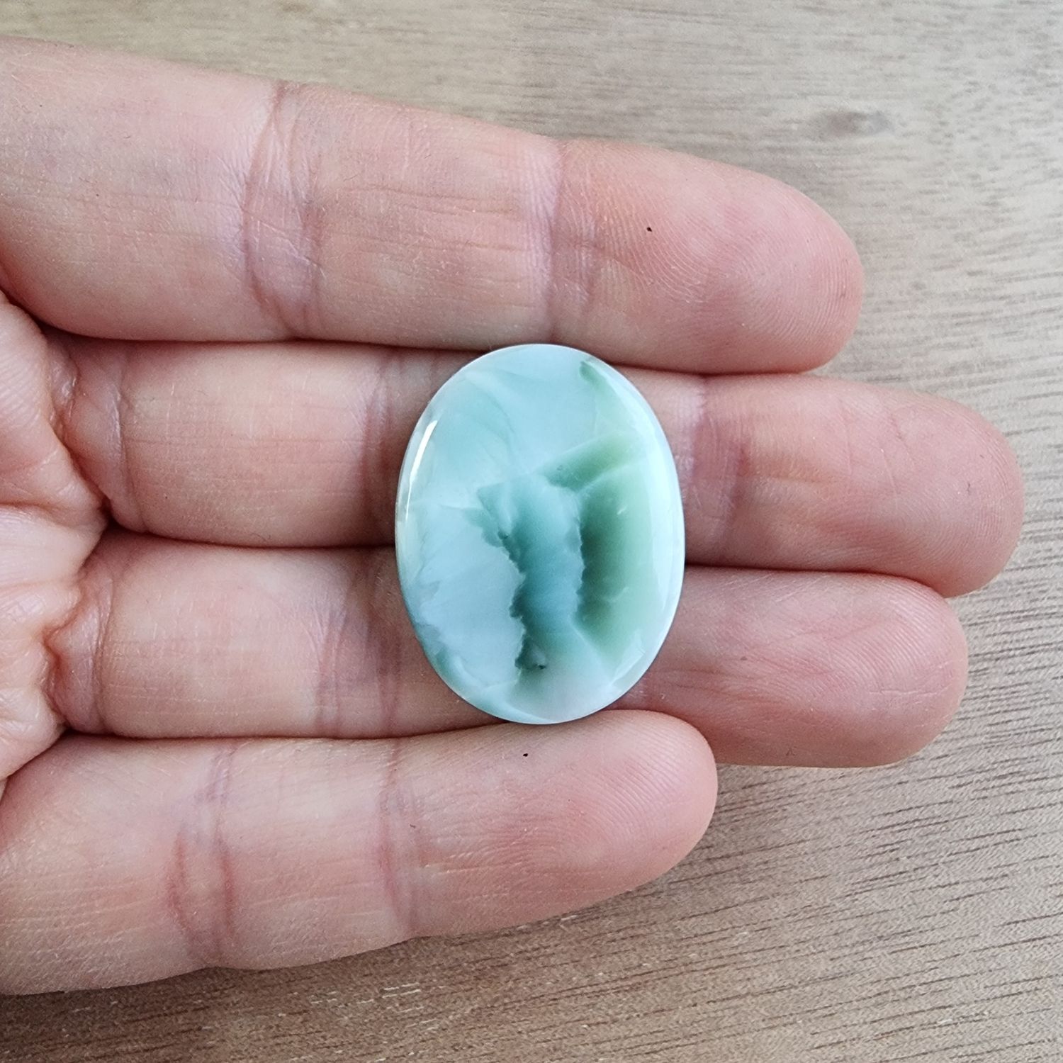 Hemimorphite Cabochon / Pendant for jewelry making or diy craft projects 6.8gr