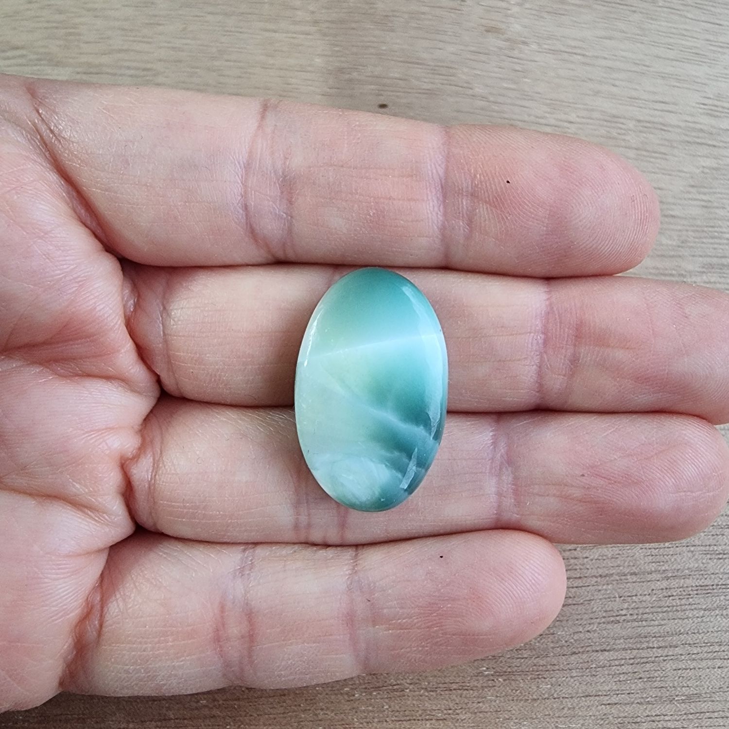Hemimorphite Cabochon / Pendant for jewelry making or diy craft projects 5.4gr