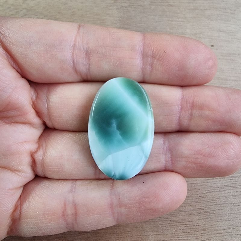 Hemimorphite Cabochon / Pendant for jewelry making or diy craft projects 7.9gr