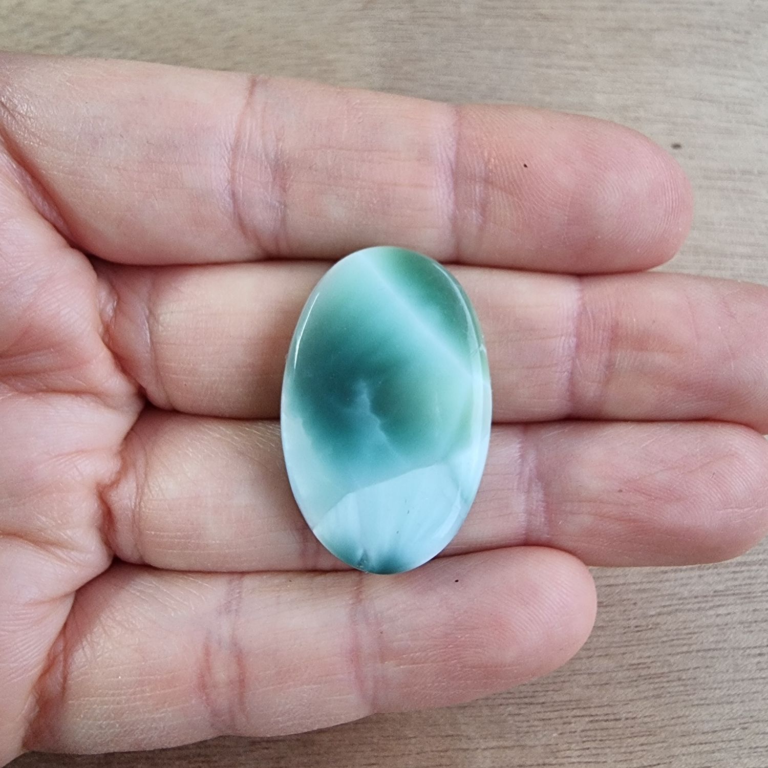 Hemimorphite Cabochon / Pendant for jewelry making or diy craft projects 7.9gr
