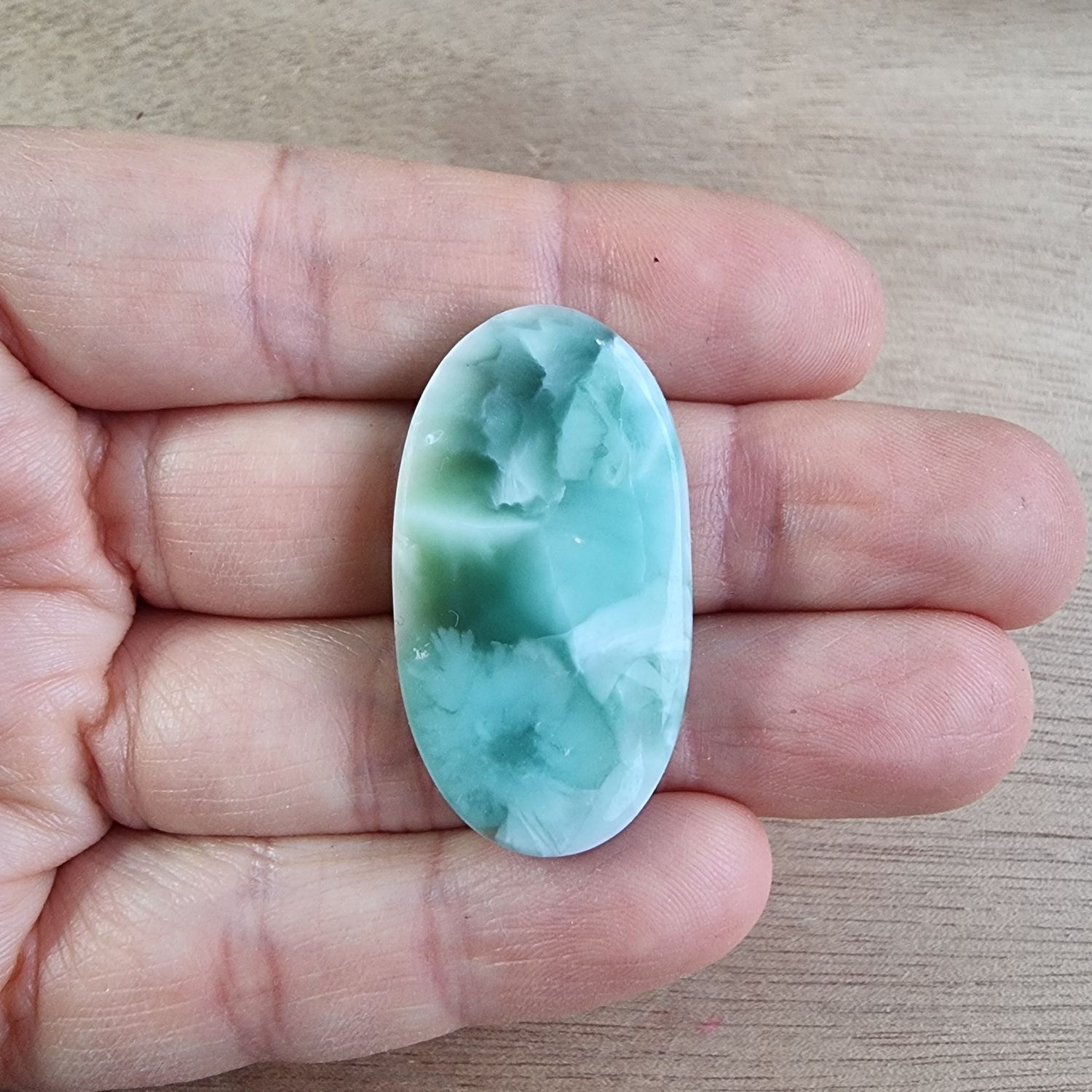 Hemimorphite Cabochon / Pendant for jewelry making or diy craft projects 10.3gr