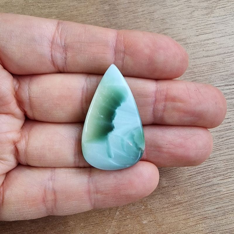 Hemimorphite Cabochon / Pendant for jewelry making or diy craft projects 6.8gr