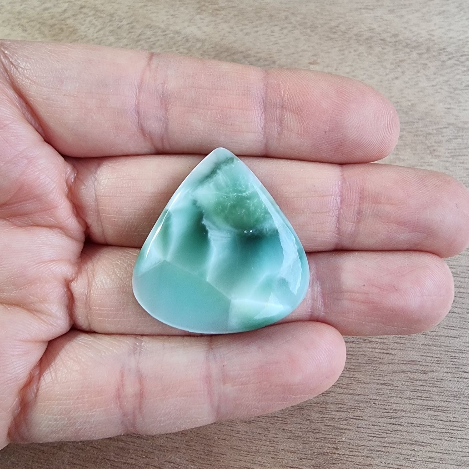 Hemimorphite Cabochon / Pendant for jewelry making or diy craft projects 10.4gr