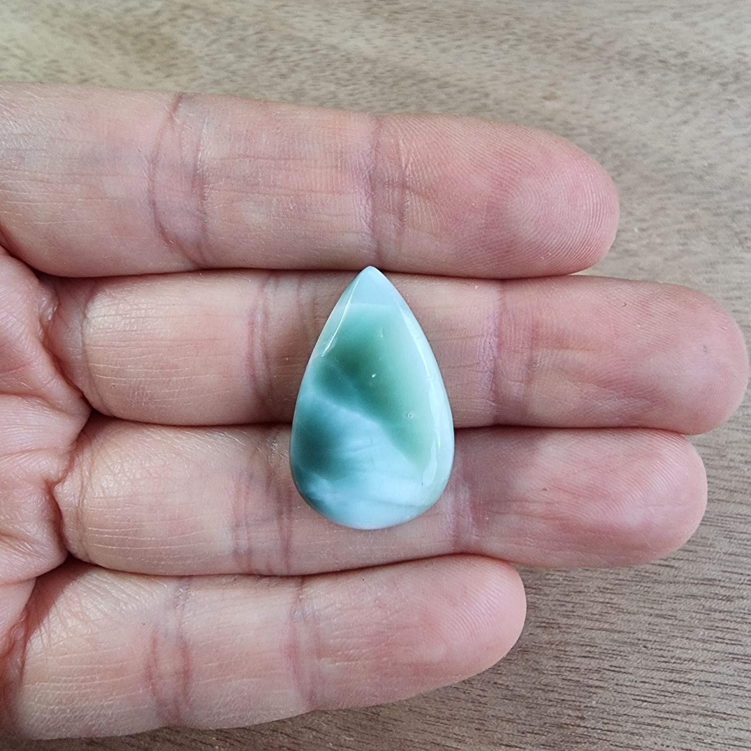 Hemimorphite Cabochon / Pendant for jewelry making or diy craft projects 4.5gr