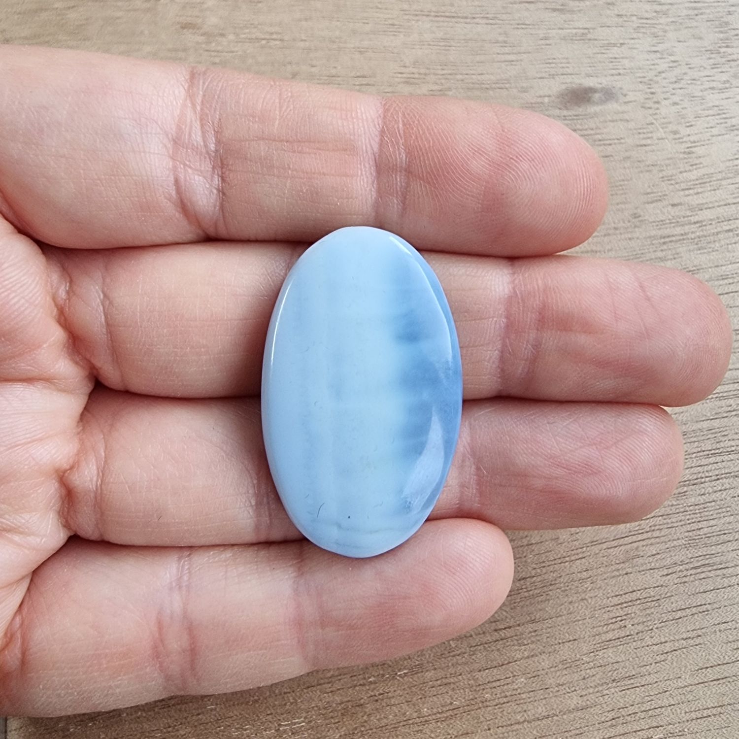 Andean Blue Opal Cabochon / Pendant for jewelry making or diy craft projects 7gr