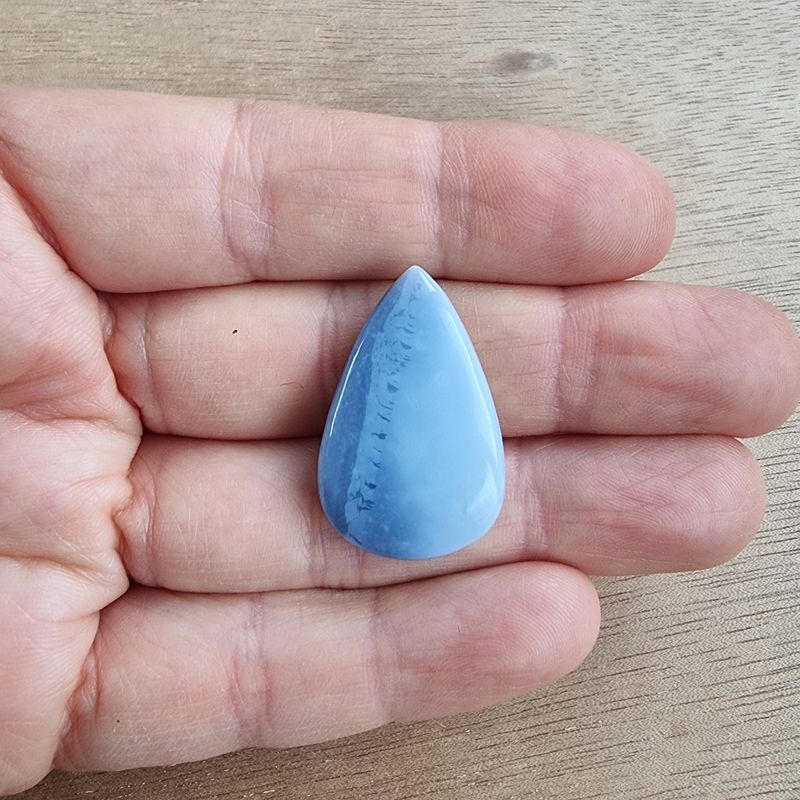 Andean Blue Opal Cabochon / Pendant for jewelry making or diy craft projects 5.1gr