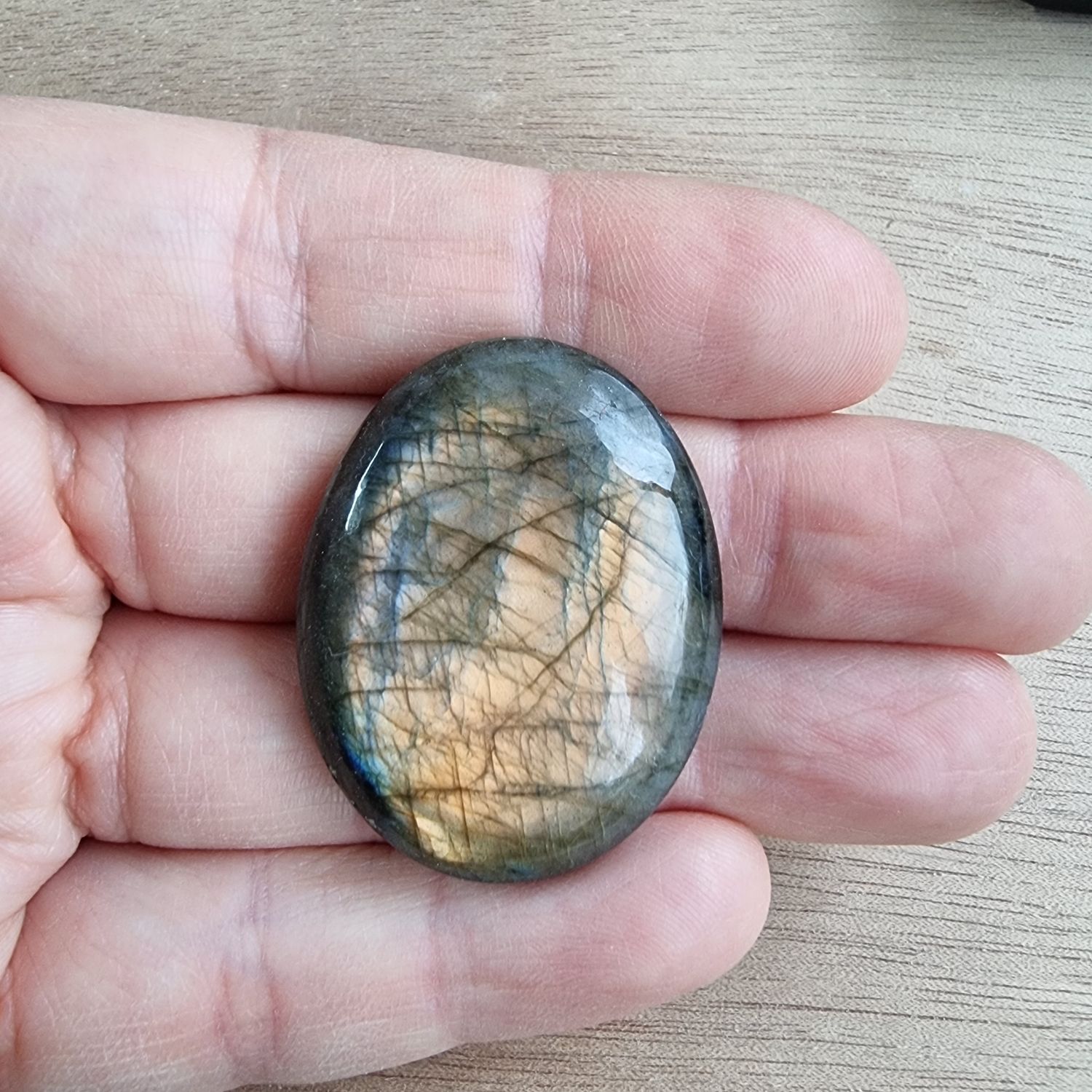 Labradorite Cabochon / Pendant for jewelry making or diy craft projects 16.7gr