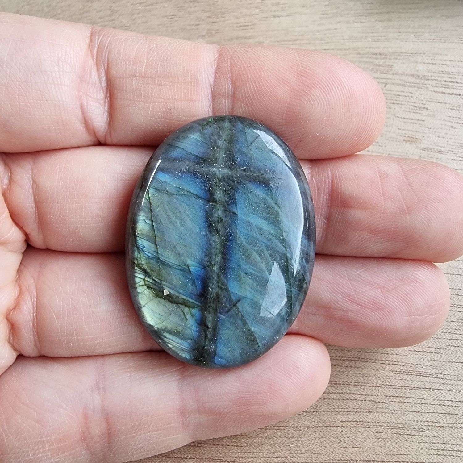 Labradorite Cabochon / Pendant for jewelry making or diy craft projects 16gr
