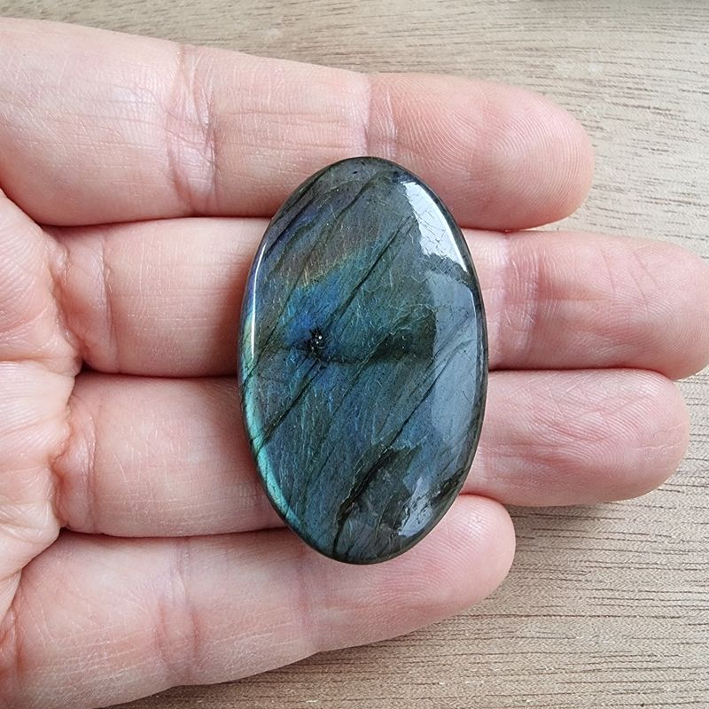 Labradorite Cabochon / Pendant for jewelry making or diy craft projects 17.7gr