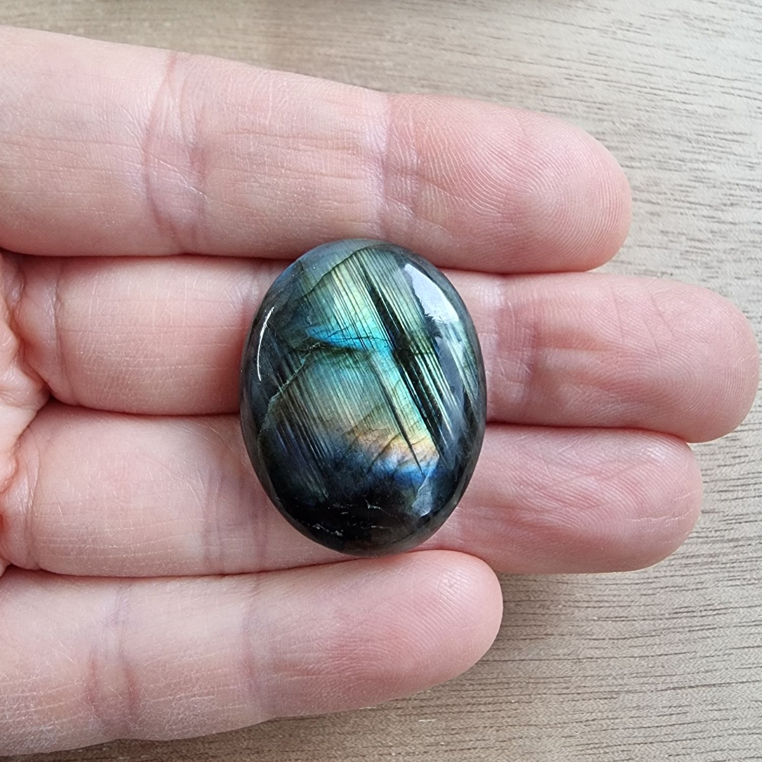 Labradorite Cabochon / Pendant for jewelry making or diy craft projects 10.3gr