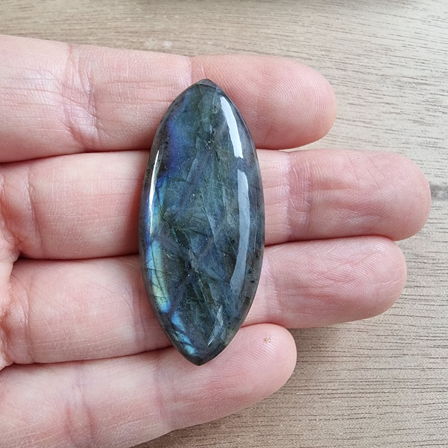 Labradorite Cabochon / Pendant for jewelry making or diy craft projects 12gr