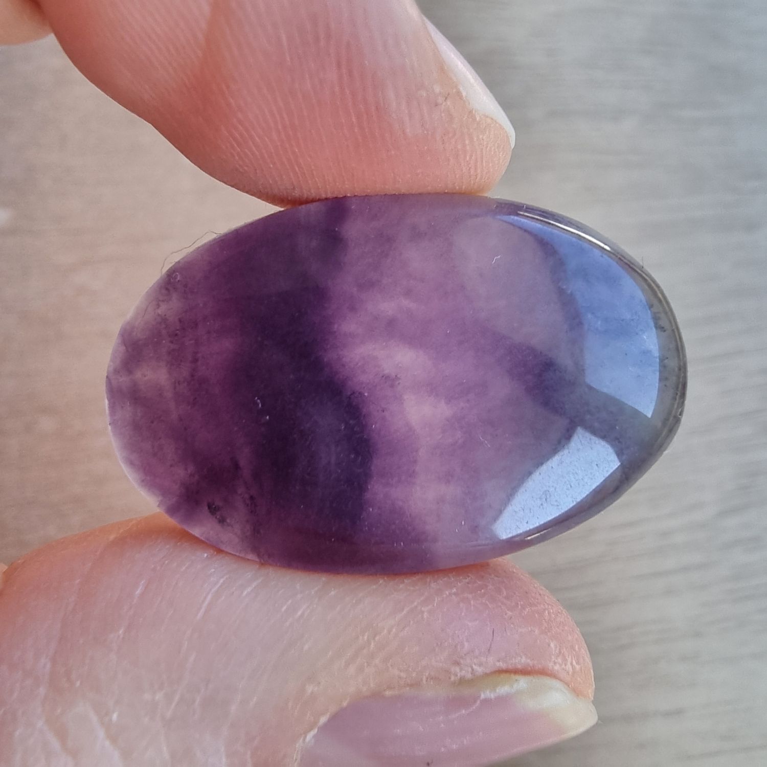 Fluorite Cabochon / Pendant for jewelry making or diy craft projects 7.5gr