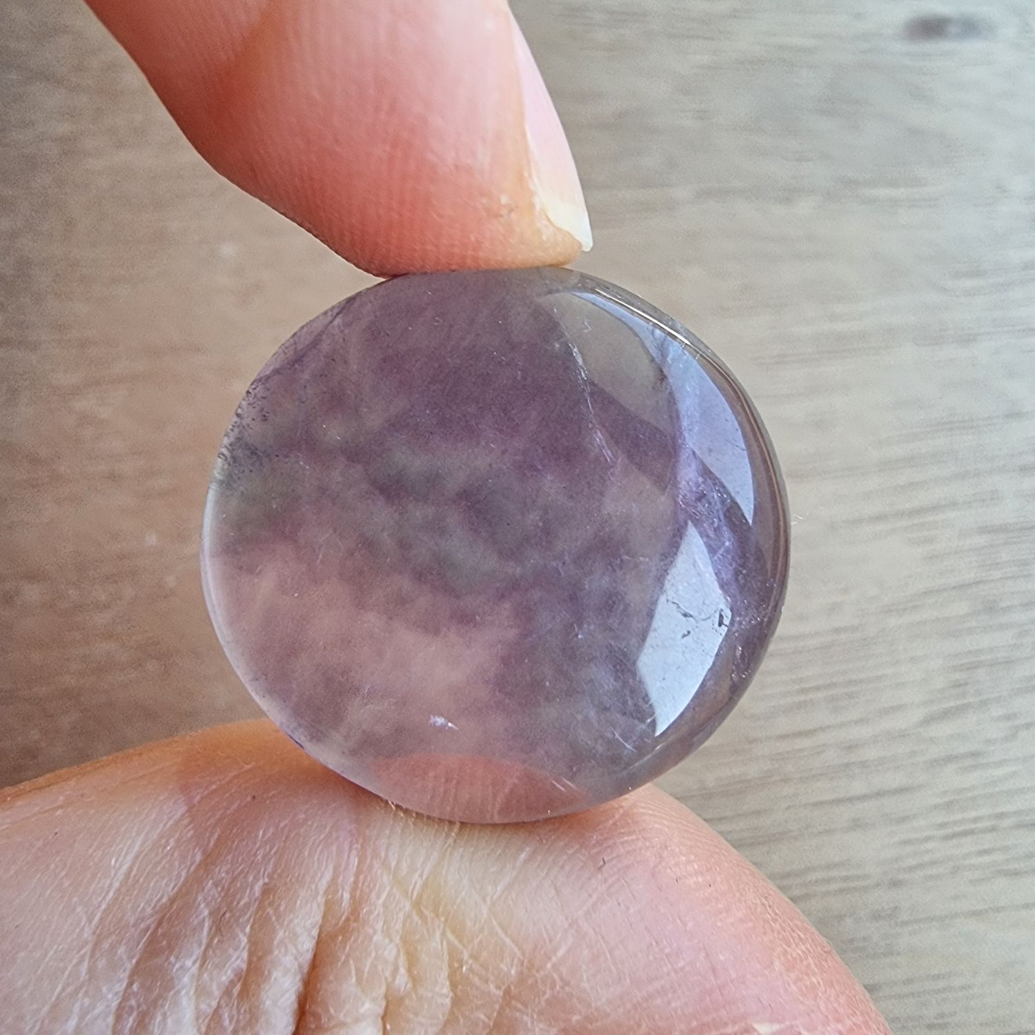 Fluorite Cabochon / Pendant for jewelry making or diy craft projects 7.9gr