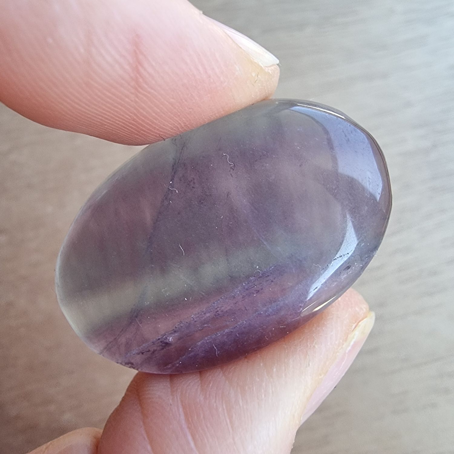 Fluorite Cabochon / Pendant for jewelry making or diy craft projects 10.2gr