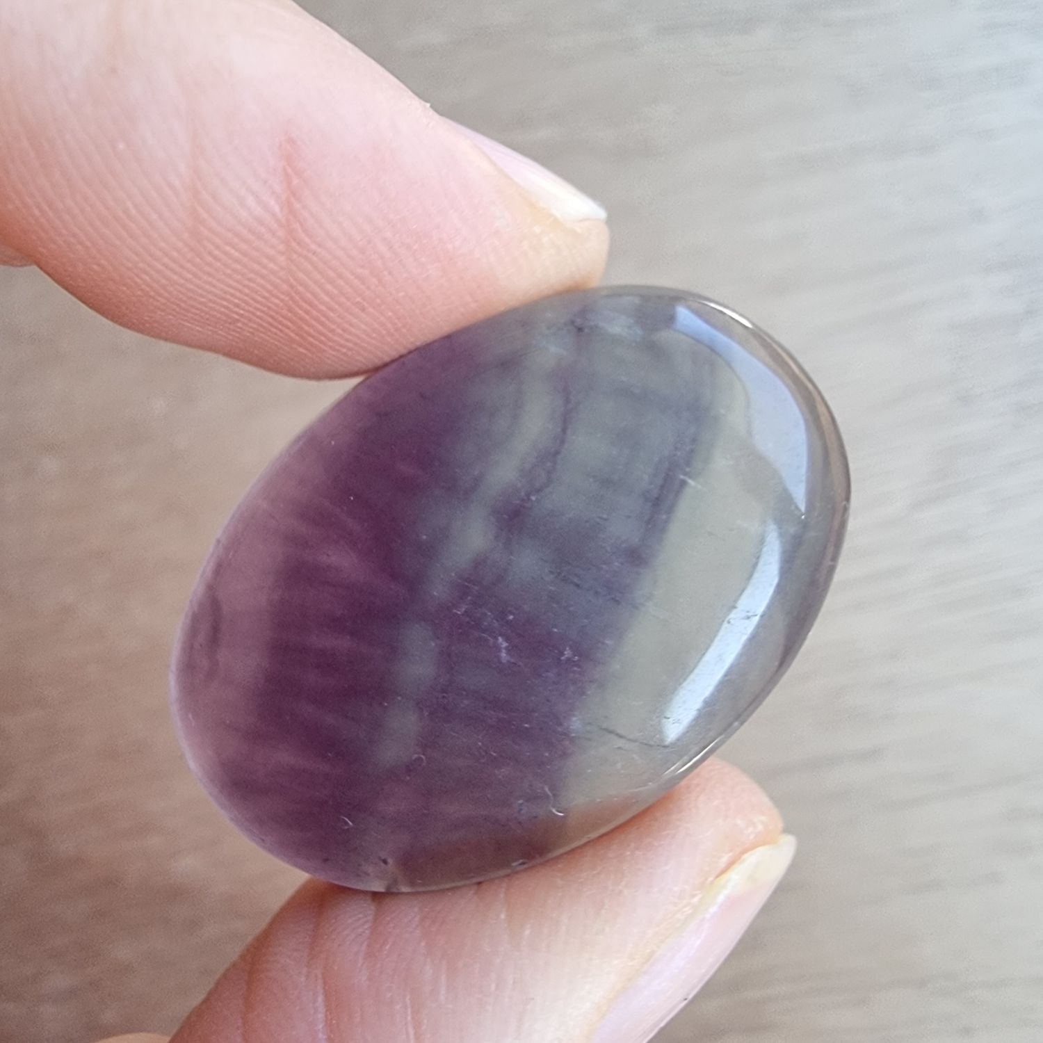 Fluorite Cabochon / Pendant for jewelry making or diy craft projects 10.4gr