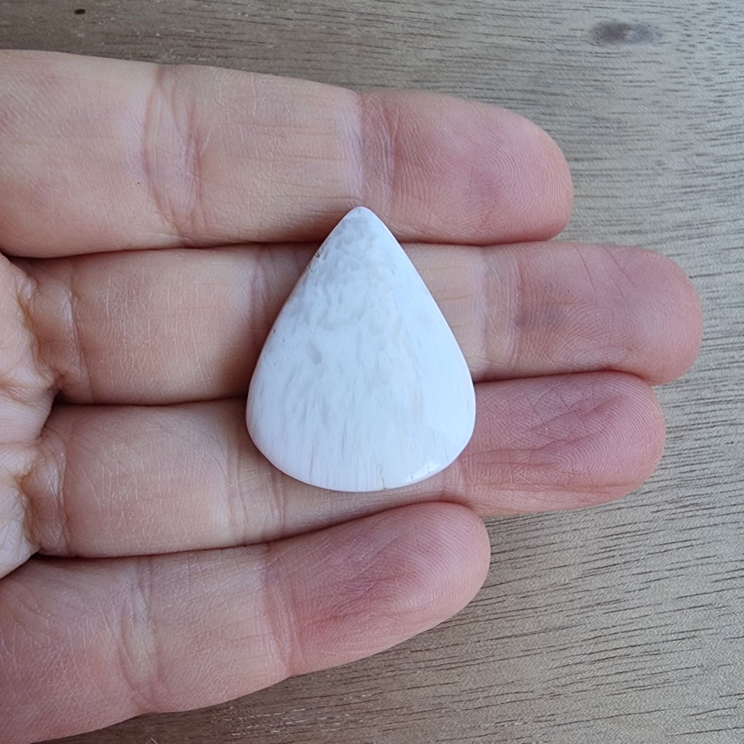 Scolecite Cabochon / Pendant for jewelry making or diy craft projects 5.3gr